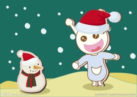吃货星人与冬日雪人
