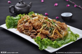 生烧牛肉