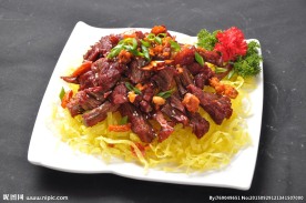 手撕香牛肉