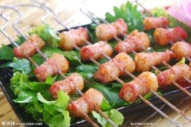 五花肉卷金针菇