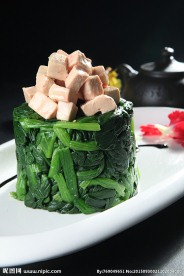 时蔬鹅肝粒