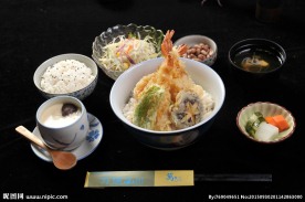 大虾天妇罗盖饭套餐