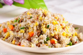 黑松茸炒饭