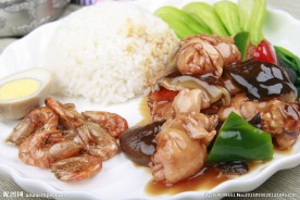 香菇滑鸡饭