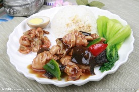 香菇滑鸡饭