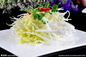 香菜拌京白