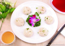 香煎生肉包子