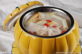 野山菌煲虾燕