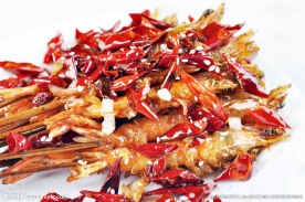香辣串烧虾