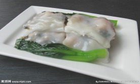 雪菜鲜虾肠粉