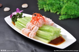 虾球灼芥兰