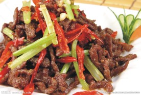 香芹牛肉丝