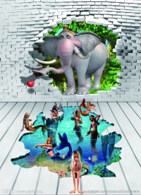 美尚美格3D地画壁画