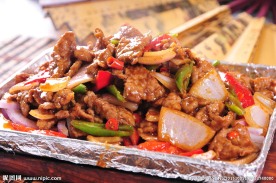 铁板孜然牛肉