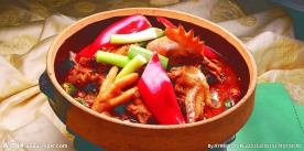 特色香辣鸡煲
