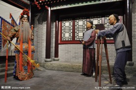 电影定军山剧照泥塑