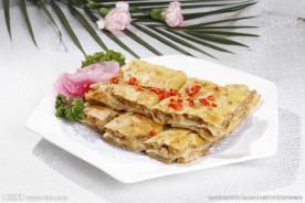 千层夹肉饼
