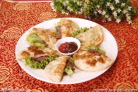 夹肉饼
