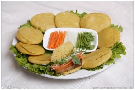 吊锅饼夹肉