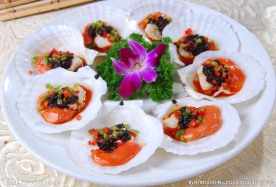 豉汁蒸扇贝
