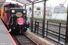 京都嵯峨野观光小火车