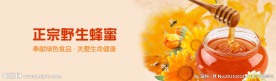 淘宝网站通栏banner蜂蜜
