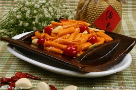 瓦片脆鹅肠