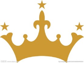 矢量图星星皇冠卡通