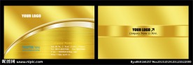 金色背景 金色名片 高档名片
