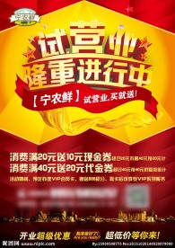 试营业DM单页