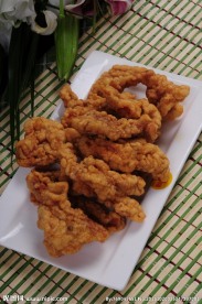 现炸酥肉