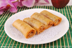 芋丝炸春卷