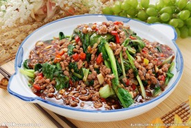 肉沫小白菜