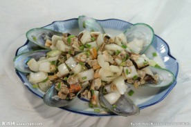 辣味青口贝
