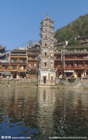 凤凰古城万名塔