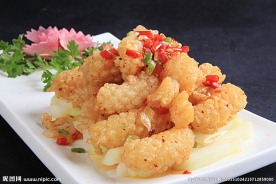 芥兰墨鱼花