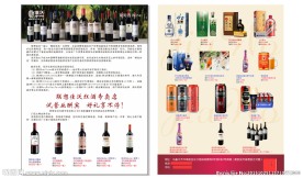 佳沃葡萄酒 宣传彩页 DM单