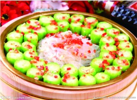 铜盘蒸丝瓜