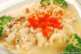蟹粉虾子烩鱼肚