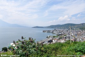 云南大理双廊洱海全景