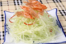 虾干炝青笋