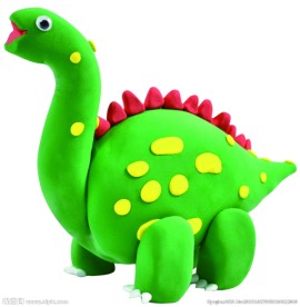 超轻粘土公仔可爱恐龙