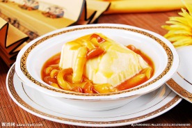 鲍汁养颜豆腐