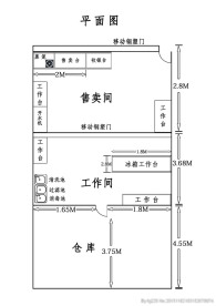 餐饮店 PSD设计  平面图