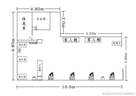 发廊平面图
