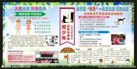 预防性侵教育宣传知识  学校展
