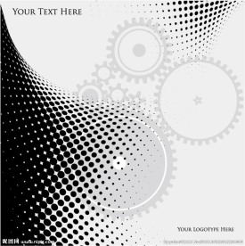 时尚齿轮暗纹背景矢量素材