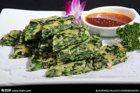 香煎菠菜饼