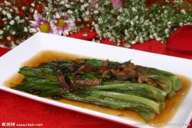 豆豉鲮鱼油麦菜
