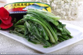 豆豉鲮鱼油麦菜